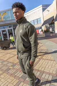 Maurice Olive Green SweatSuit