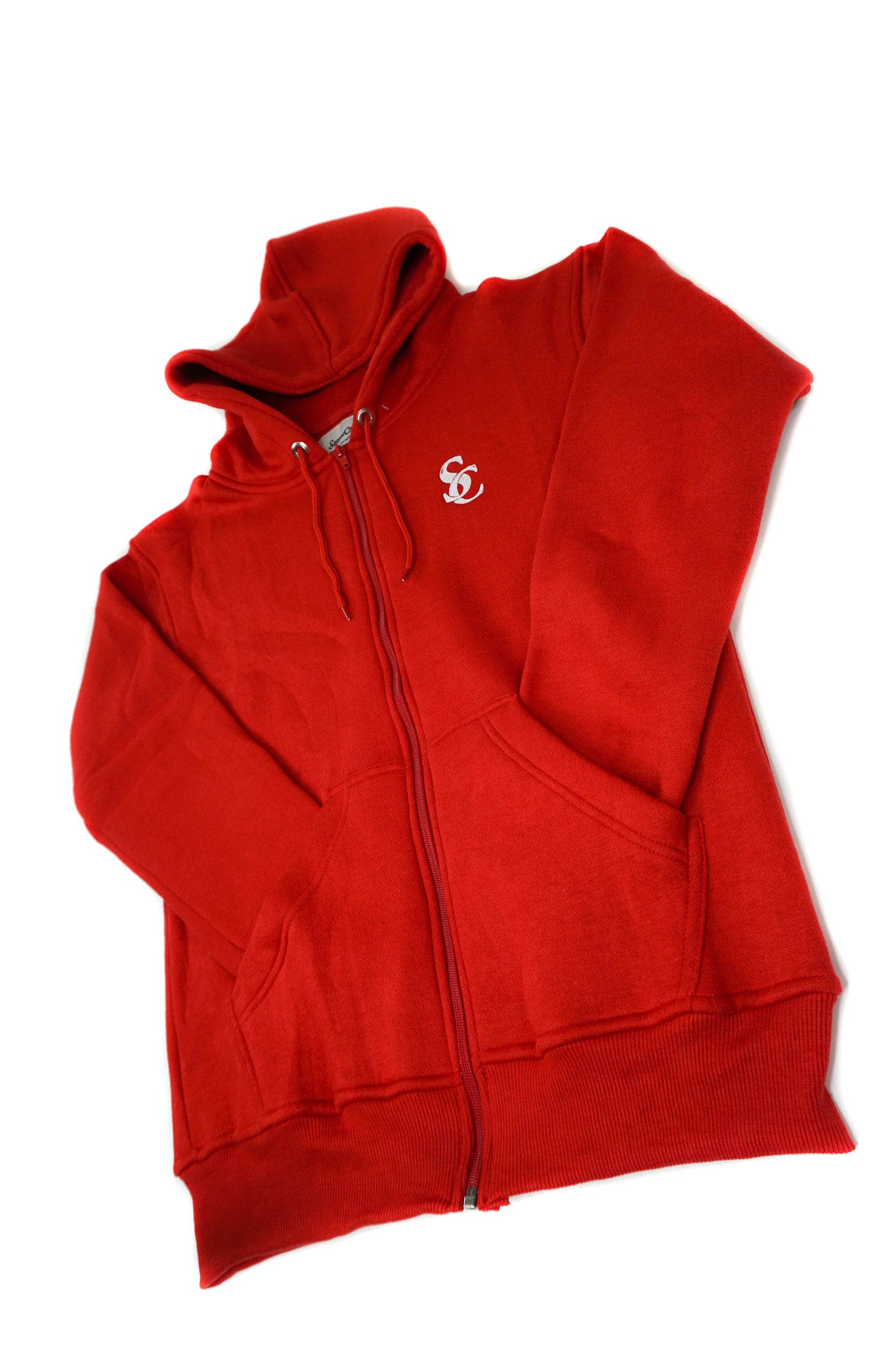 Maurice Red Zip-Up Jacket