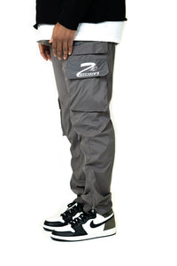 Cargo Swishy Pants (Grey)