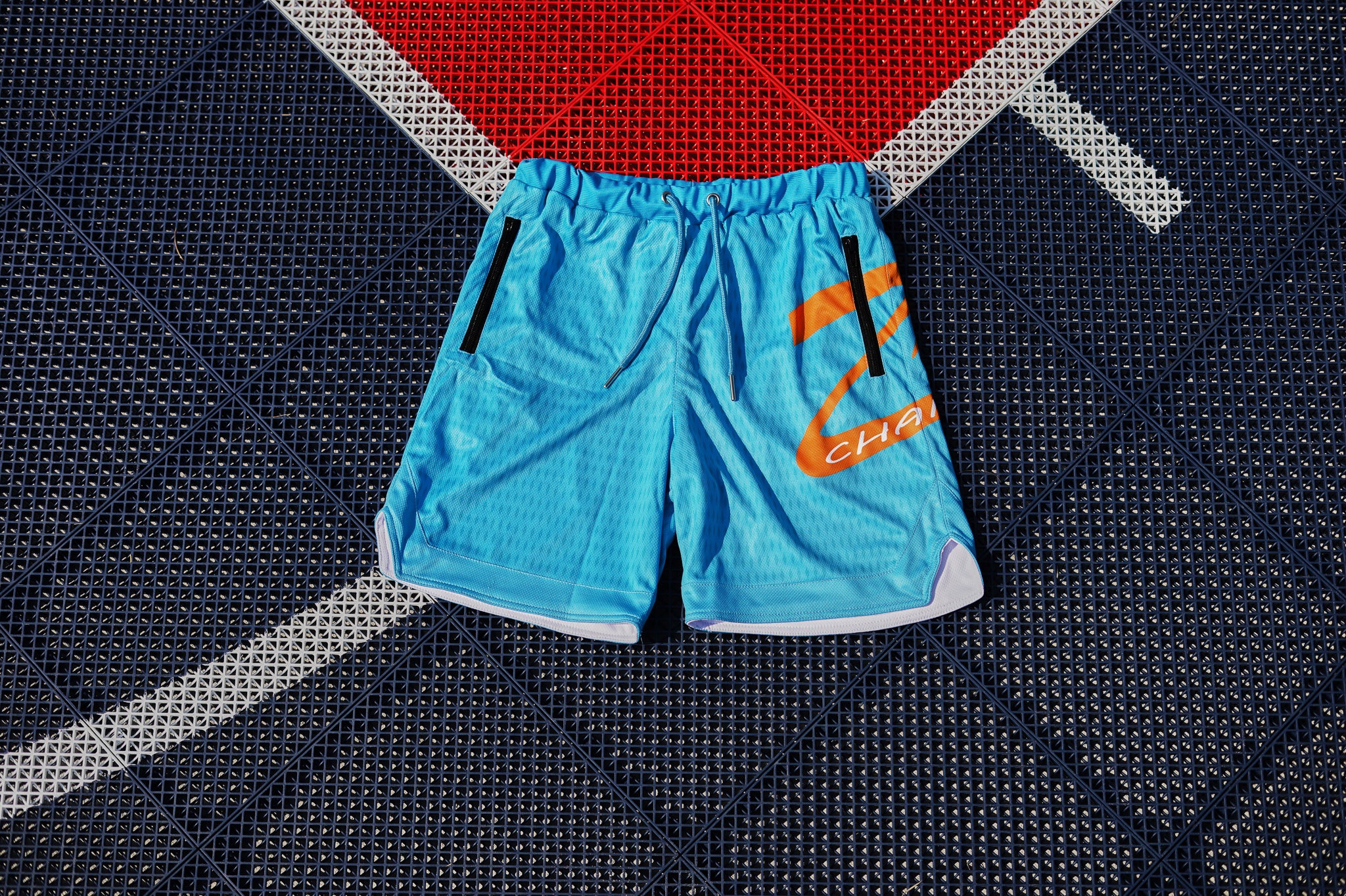 Luka Hoop Shorts (Blue/Orange)