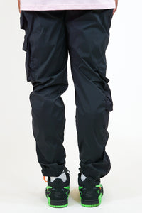 Cargo Swishy Pants (Black)